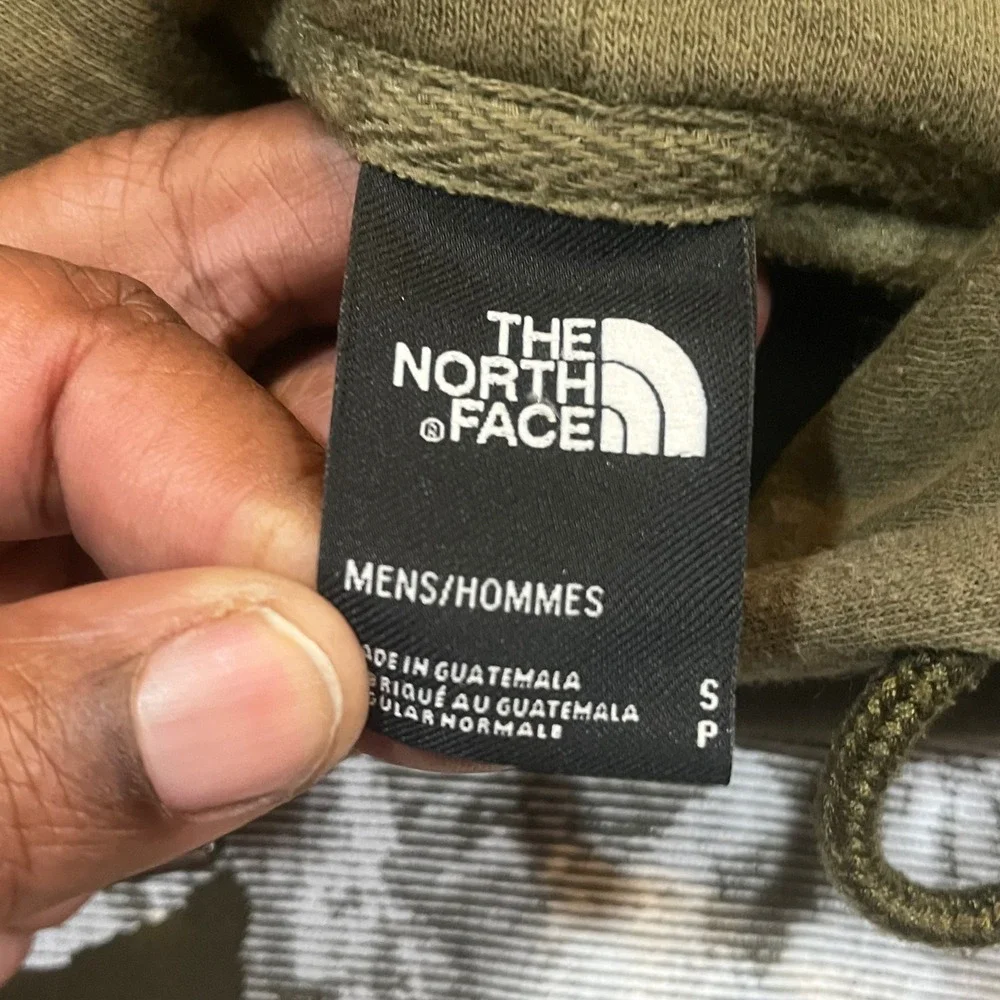 The North Face Mens California Bear Mountain Hoodie Olive Green Small
